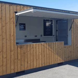 Container bar 40 voet in hout